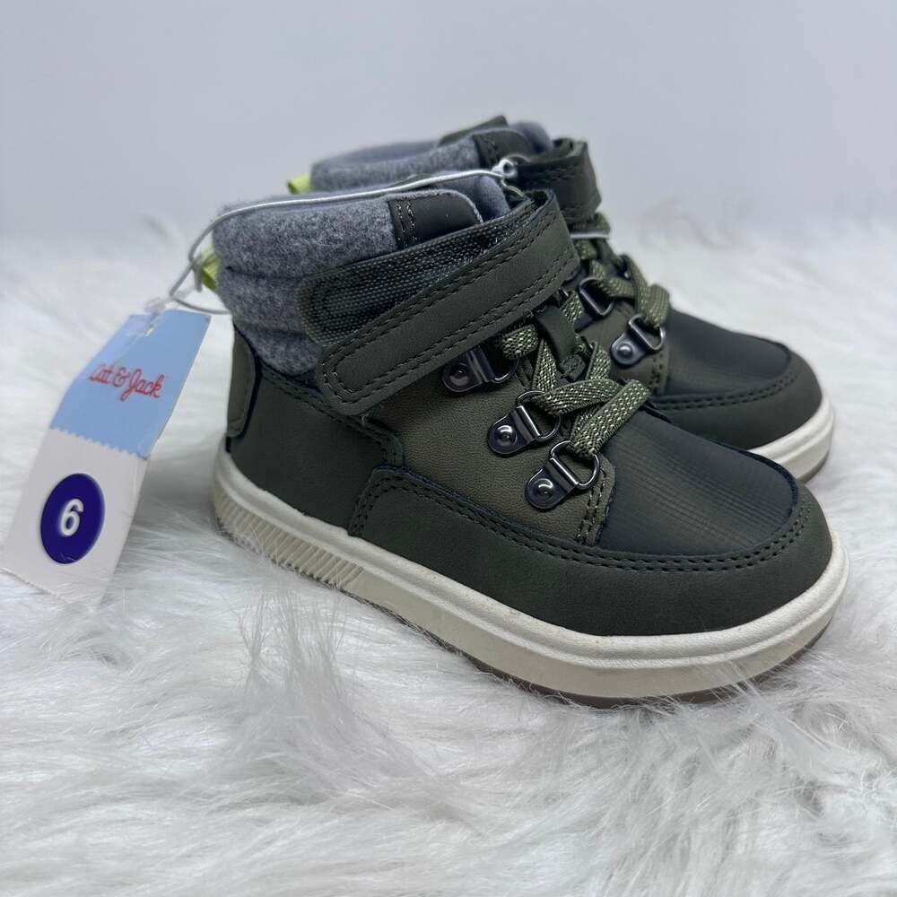Cat & Jack Toddler Felix‎ Sneaker Boots Green